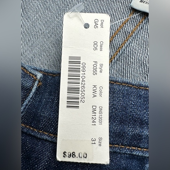 J. Crew Women's Denim Knee Length Button Front Skirt Size 31 NWT! - Picture 4 of 5